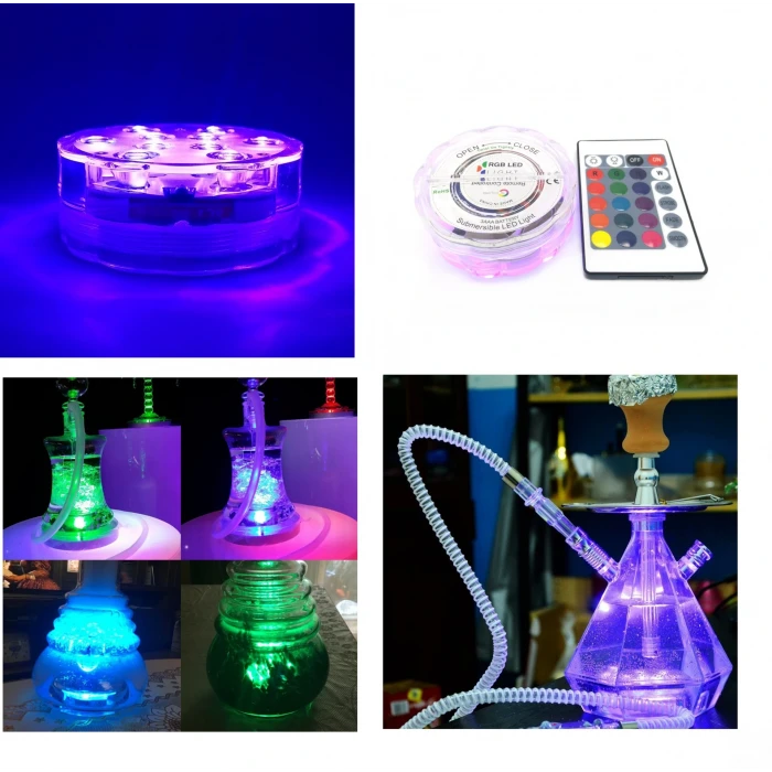 ieg™ Nargile Işığı Renk Değiştiren Kumandalı Led Lamba