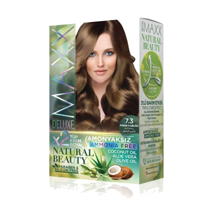 İEG Natural Beauty Amonyaksız Saç Boyası 7.3 Fındık Kabuğu