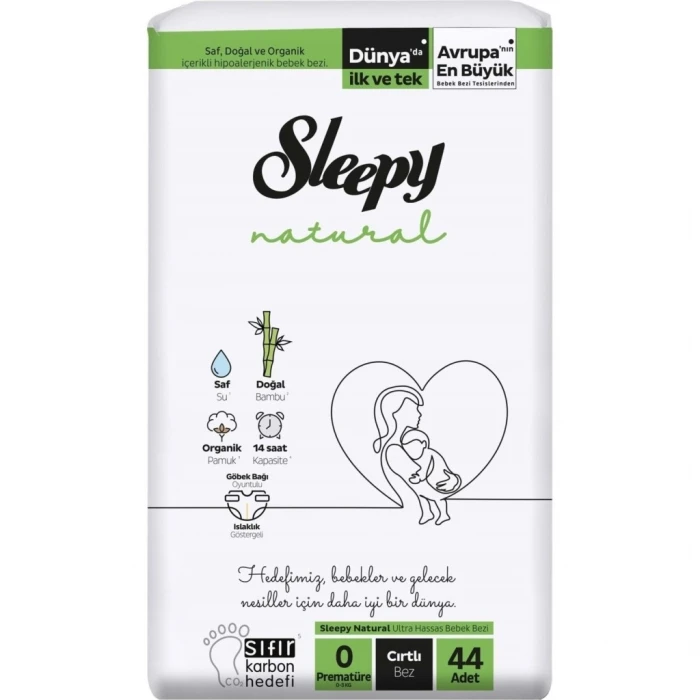 ieg™ Natural Bebek Bezi 0 Beden Premature 44 Adet