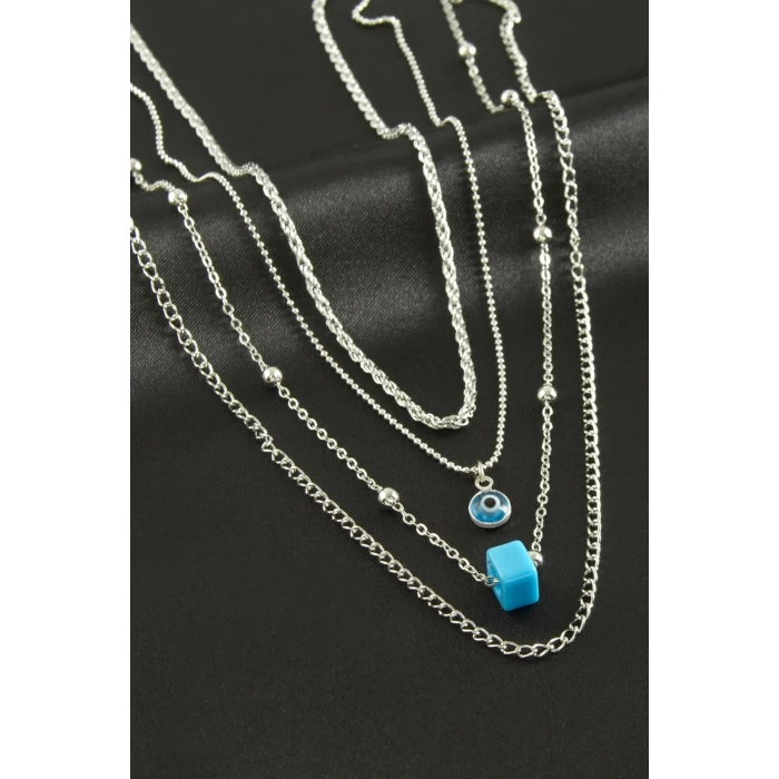 ieg™ Nazar Cam Boncuk Dörtlü Kolye