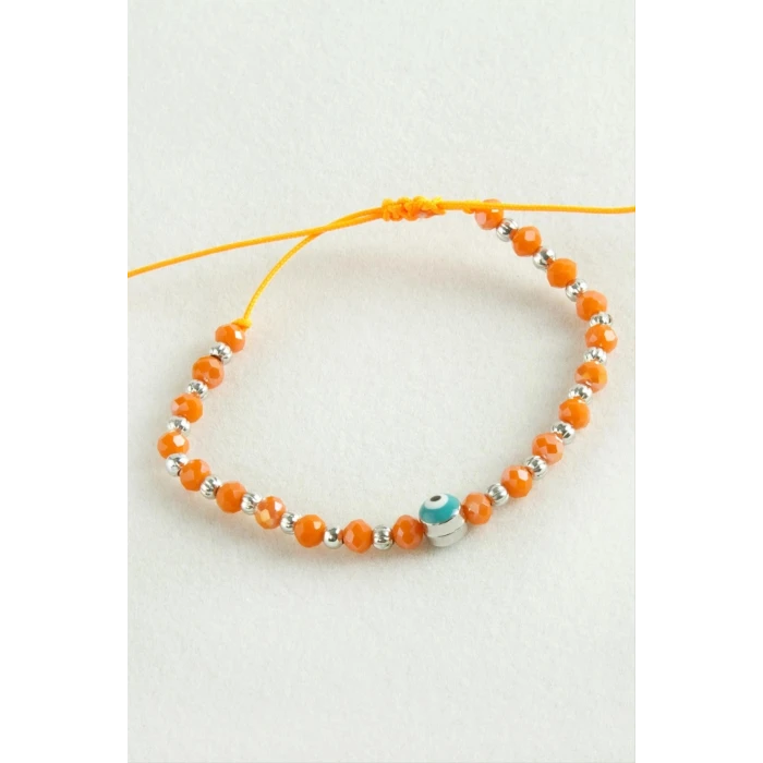 ieg™ Nazar Kristal Makrome İp Bileklik 6 mm