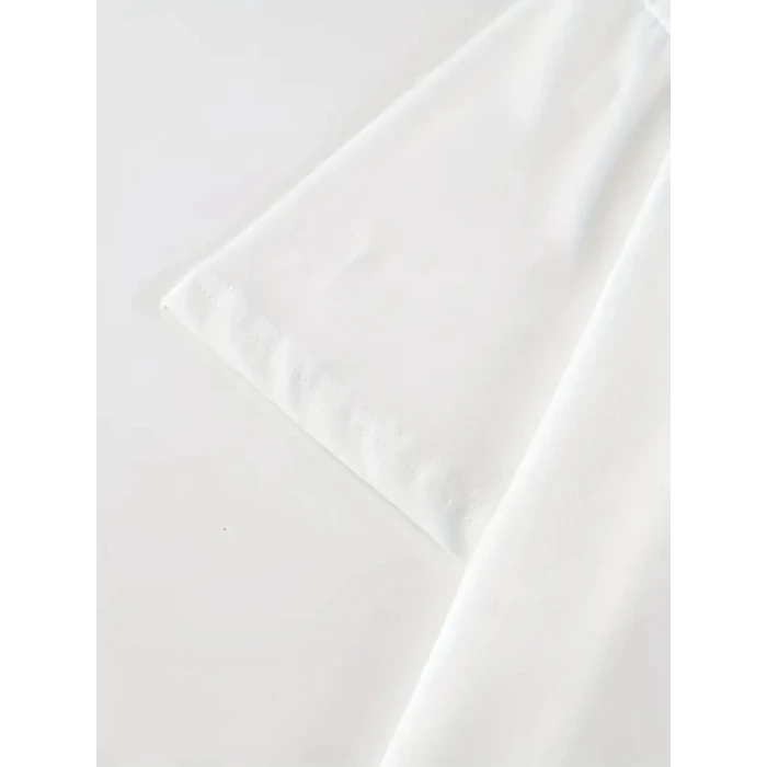 ieg™ New York Baskılı Oversize Bisiklet Yaka T-shirt - Beyaz