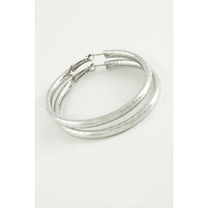 ieg™ Noktalı Boru Halka Küpe 4,5 cm