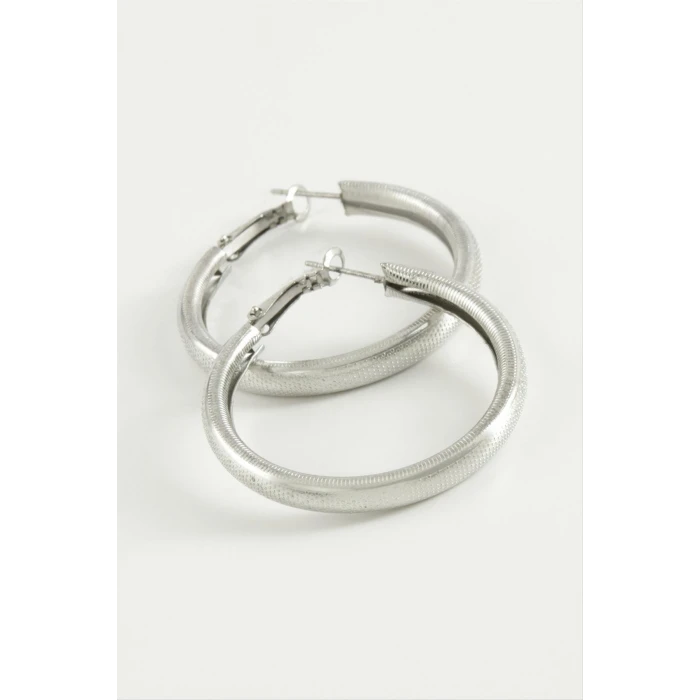 ieg™ Noktalı Boru Halka Küpe 4,5 cm