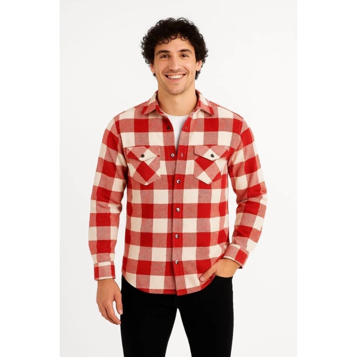 ieg™      Oduncu Gömlek Kırmızı -