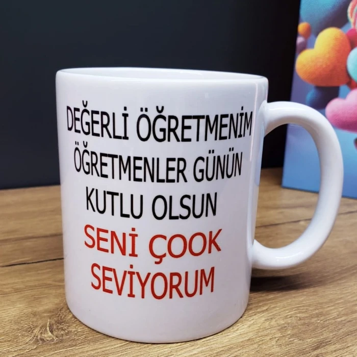ieg™ Öğretmenler Günü Tasarımlı Kupa Bardak