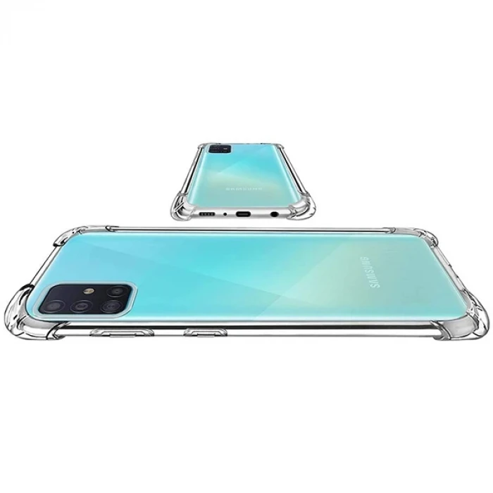 ieg™ Oppo Realme 7 Pro 2.0mm Şeffaf Silikon Kılıf Shockproof Kılıf