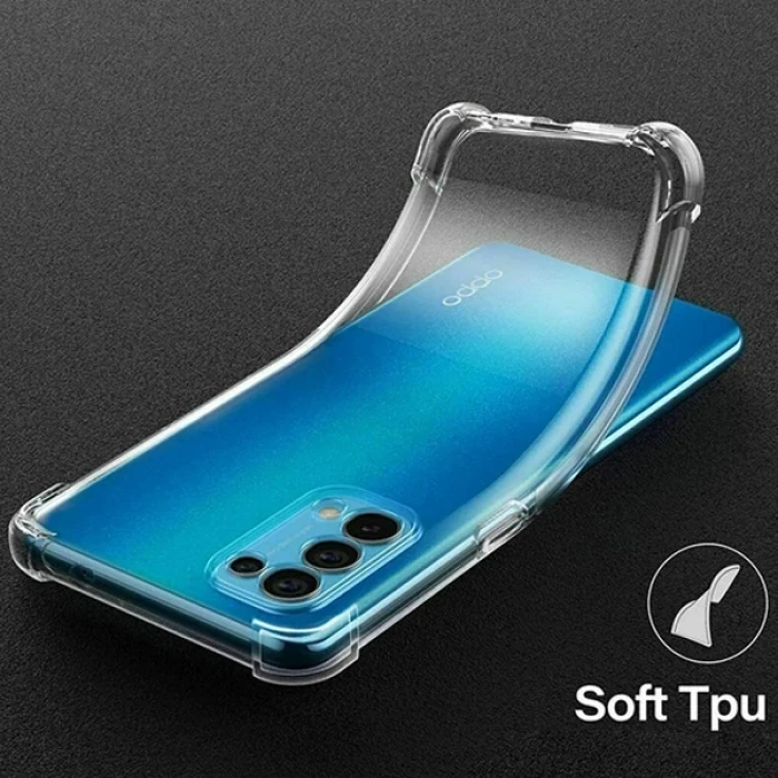 ieg™ Oppo Reno A15 - A15s Kamera Korumalı Shockproof Silikon Kılıf