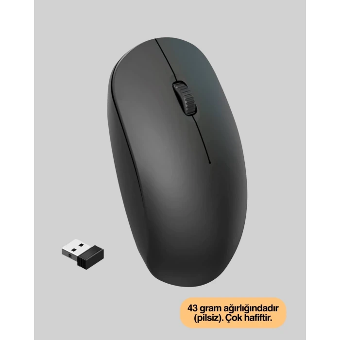 ieg™ Optik Sensörlü Sessiz Fare – Geniş Uyumluluk ve Ergonomik Yapı