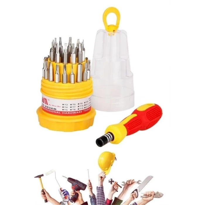 ieg™ Orta 31 Parça Hassas Tornavida Bits Uç Seti Yumurta Tornavida