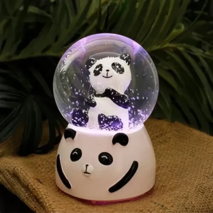 ieg™ Orta Boy Siyah-Beyaz Panda Kar Küresi