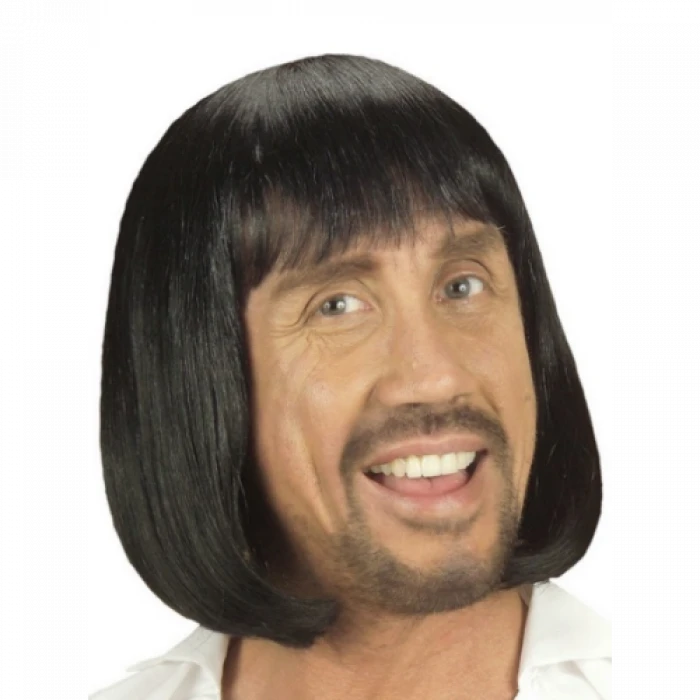 ieg ™ Ortaçağ Peruğu Kısa Siyah