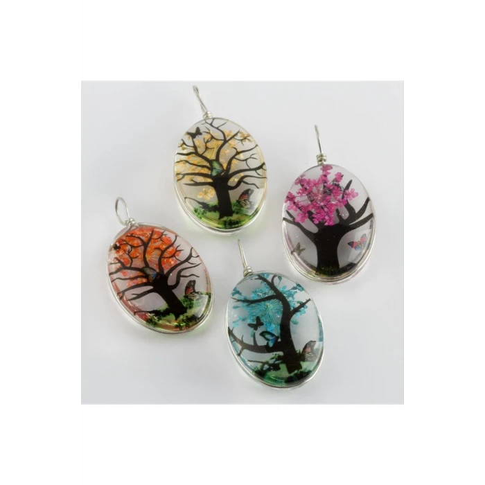 ieg™ Oval Canlı Kolye Ucu 3 cm