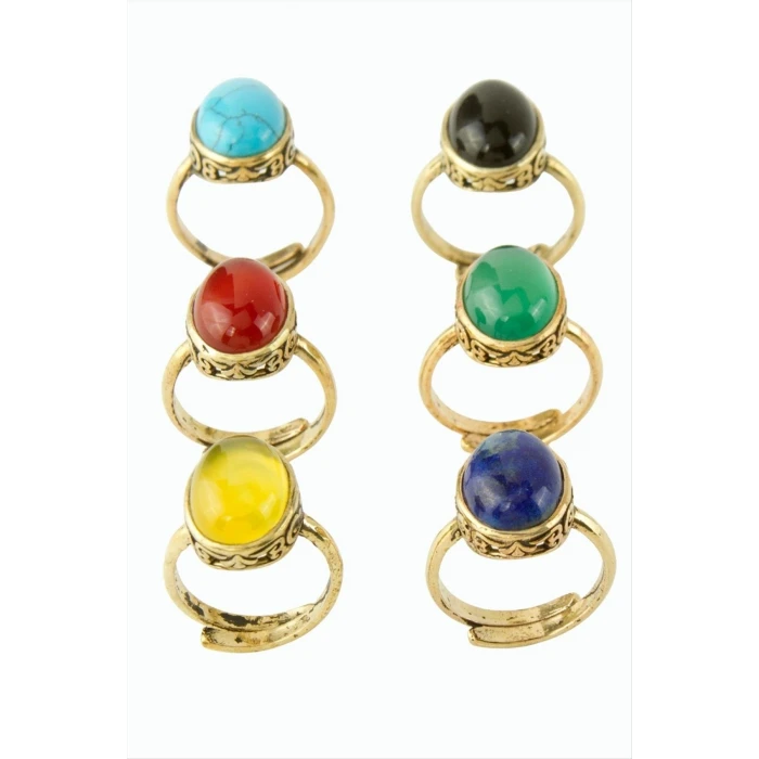 ieg™ Oval Doğaltaşlı Otantik Yüzük