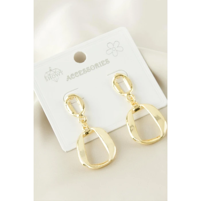 ieg™ Oval Metal Küpe