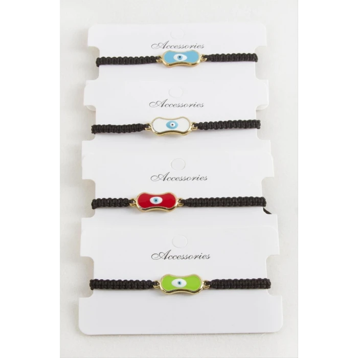 ieg™ Oval Nazar Makrome Örgülü Bileklik