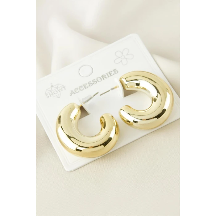 ieg™ Oval Plastik Küpe