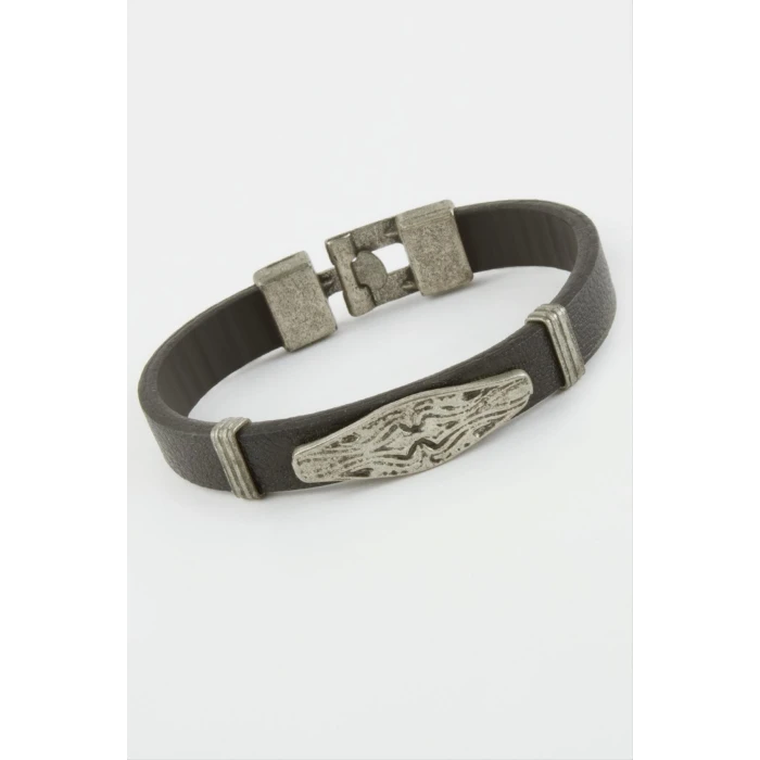 ieg™ Oval Suni Deri Bileklik