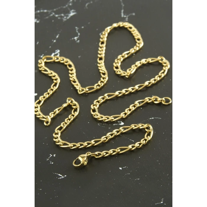 ieg™ Oval Zincir Çelik Kolye 55 cm