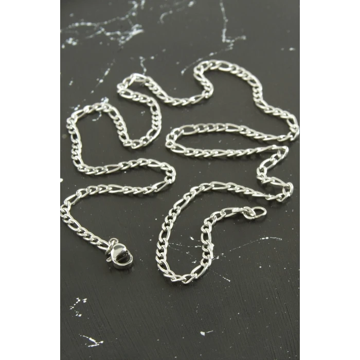 ieg™ Oval Zincir Çelik Kolye 55 cm