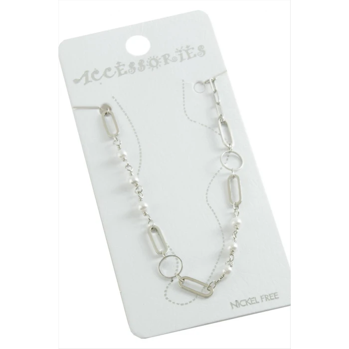 ieg™ Oval Zincir İnci Halhal