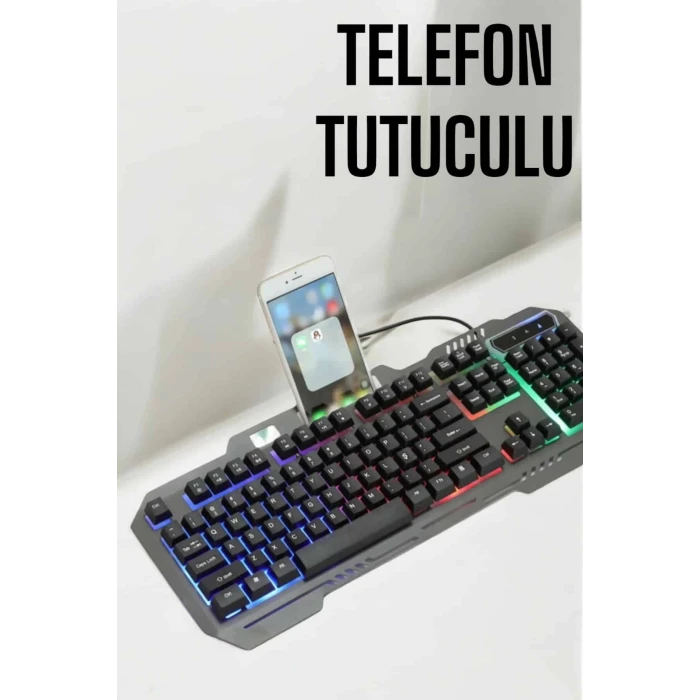 ieg™ Oyuncu Klavyesi Q Klavye Rgb Işıklı Mouse Hediyeli