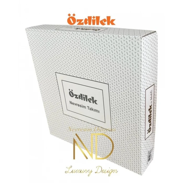ieg™ Özdilek Çift Kişilik Ranforce Nevresim Takımı Jardin De Flor Beyaz