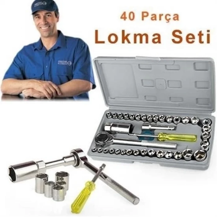 ieg™ Özel Çantalı 40 Parça Cırcırlı Lokma Seti