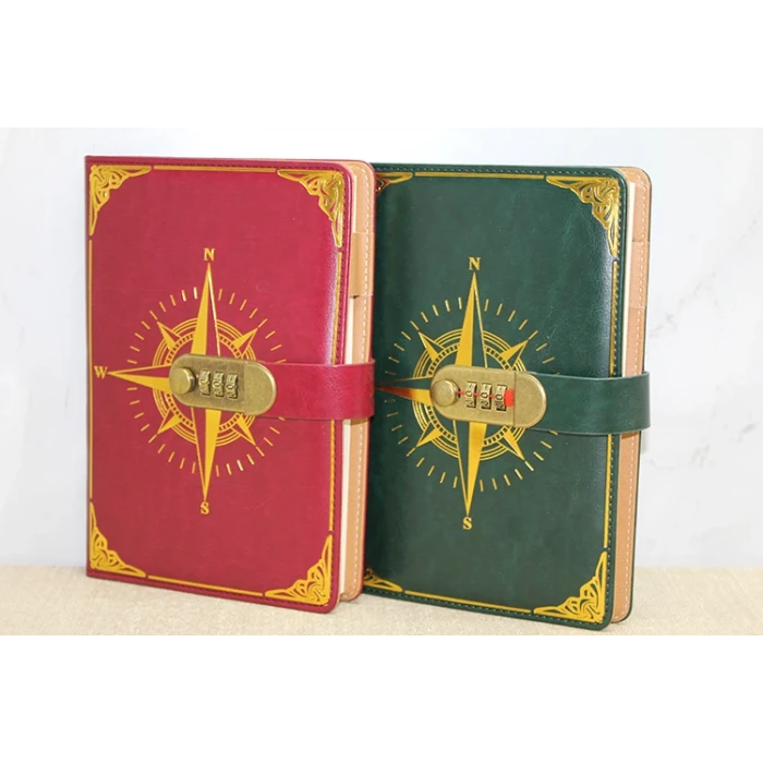 ieg™ Özel Tasarım Şifreli Deri Defter