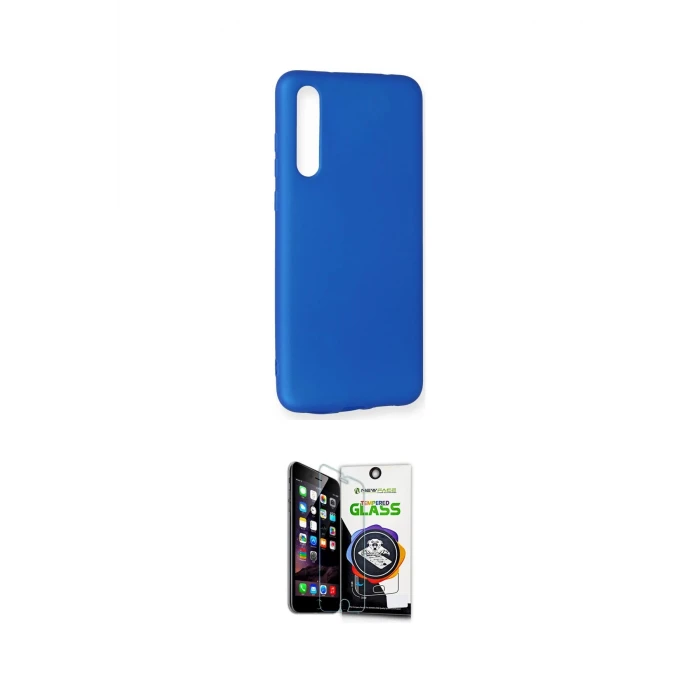 ieg™ P20 Pro Kılıf Kozmos Yansıma Özel Seri - Şeffaf Temperli Cam Ekran Koruyucu