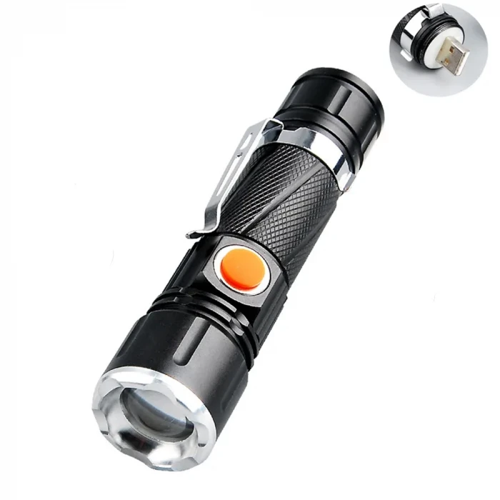 IEG P50 Led Şarjli Mıknatıslı Usb El Feneri Wt-622