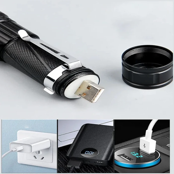 IEG P50 Led Şarjli Mıknatıslı Usb El Feneri Wt-622