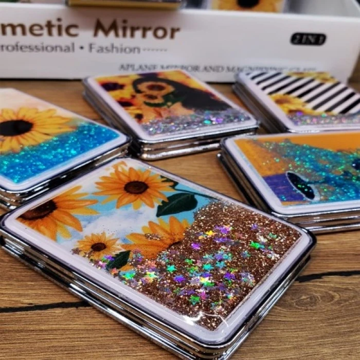 ieg™ Papatya Çiçeği Motifli Cep Aynası