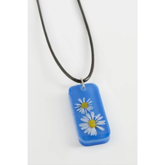 ieg™ Papatya Dikdörtgen Epoksi Kolye