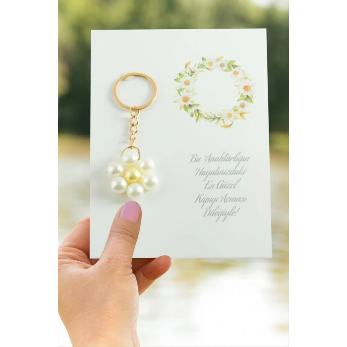 ieg™ Papatya İnci Anahtarlık