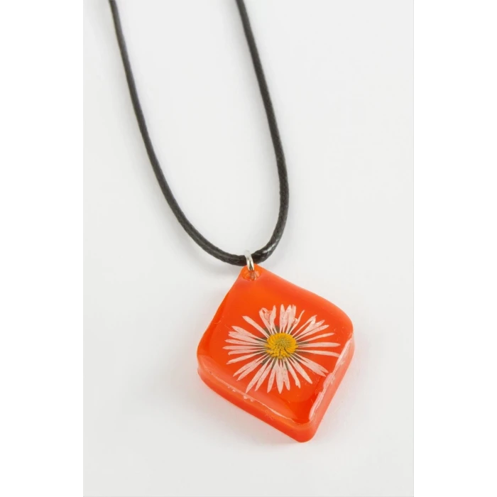 ieg™ Papatya Köşeli Epoksi Kolye