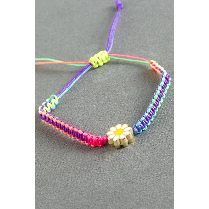 ieg™ Papatya Makrome İp Bileklik