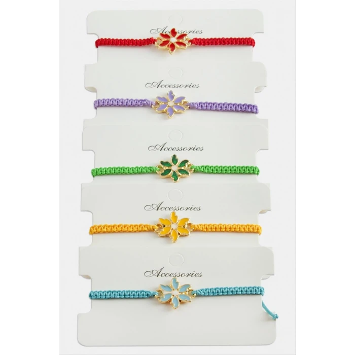 ieg™ Papatya Makrome Örgülü Bileklik