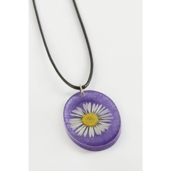 ieg™ Papatya Oval Epoksi Kolye