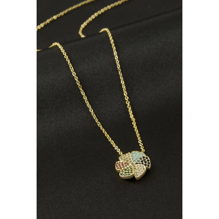 ieg™ Papatya Zirkon Taşlı Kolye