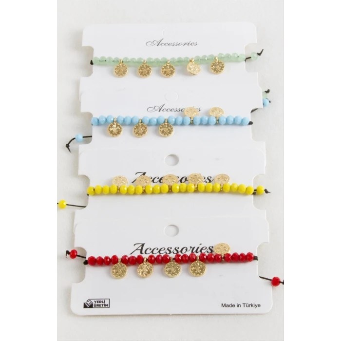 ieg™ Para Kristal Makrome İp Bileklik