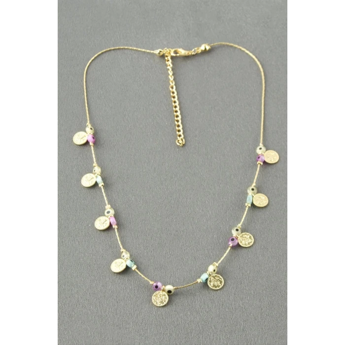 ieg™ Paralı Boncuk Nazar Kolye