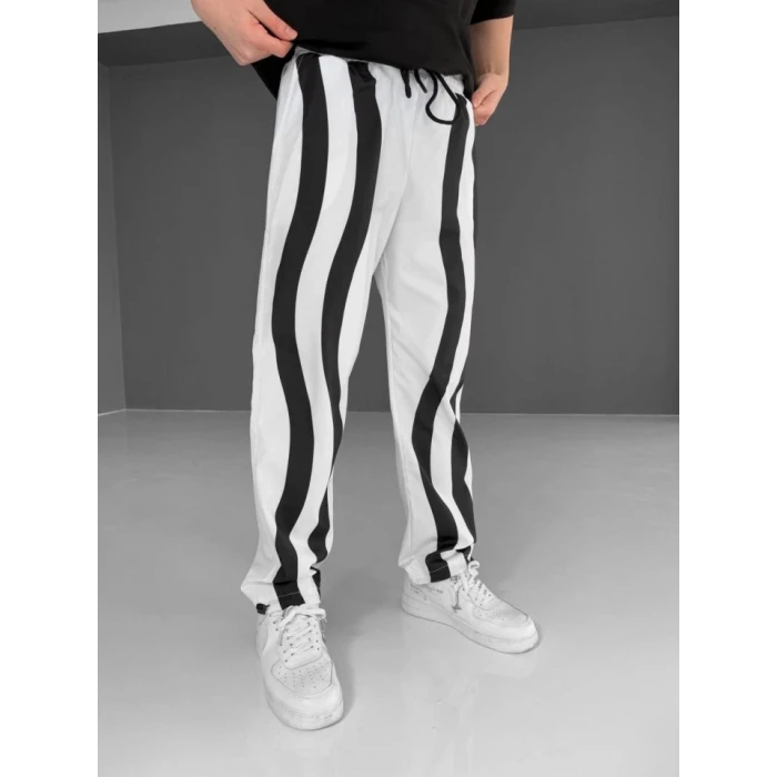 ieg™ Paraşüt Kumaş Eşofman - Beyaz