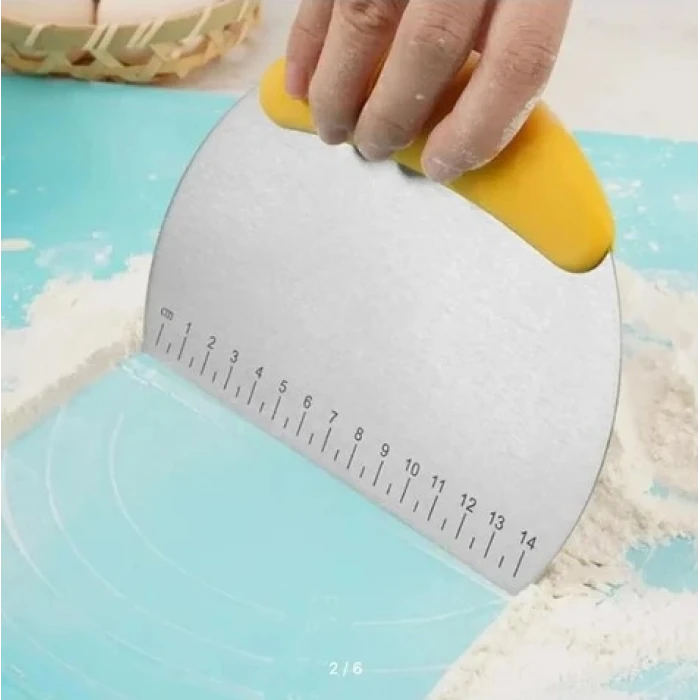 ieg™ Paslanmaz Çelik Hamur Kesme ve Şekillendirme Spatulası