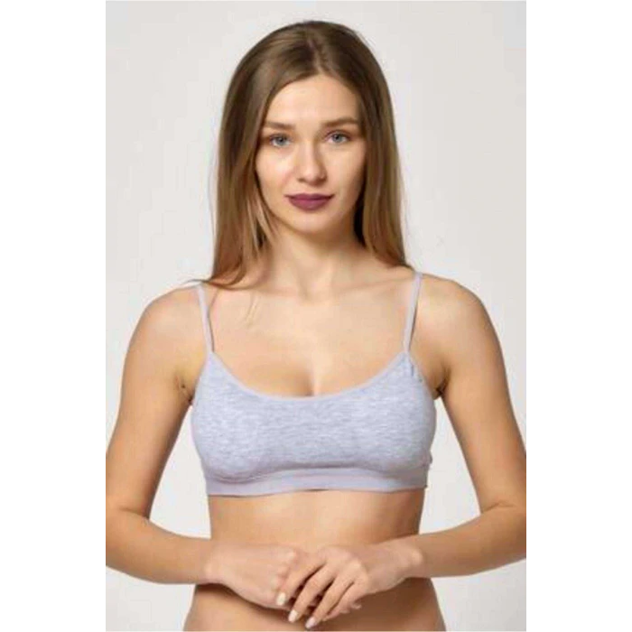 ieg™ Pedli İp Askılı Gri ve Siyah Büstiyer 2 adet