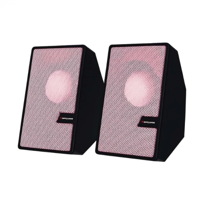 ieg™ Pembe USB 2.0 + 3.5mm USB Hoparlör