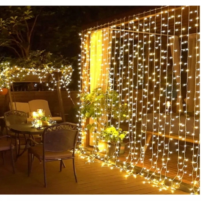 ieg™ Perde Led  Sarı Işık 3 x 3