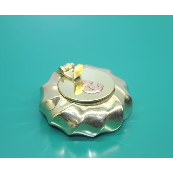 ieg™ Pirinç Çapalı Kapaklı Küllük 6 Cm