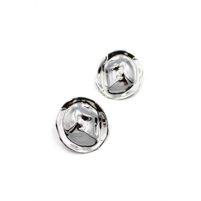 İEG Plaka Küpe - Gümüş