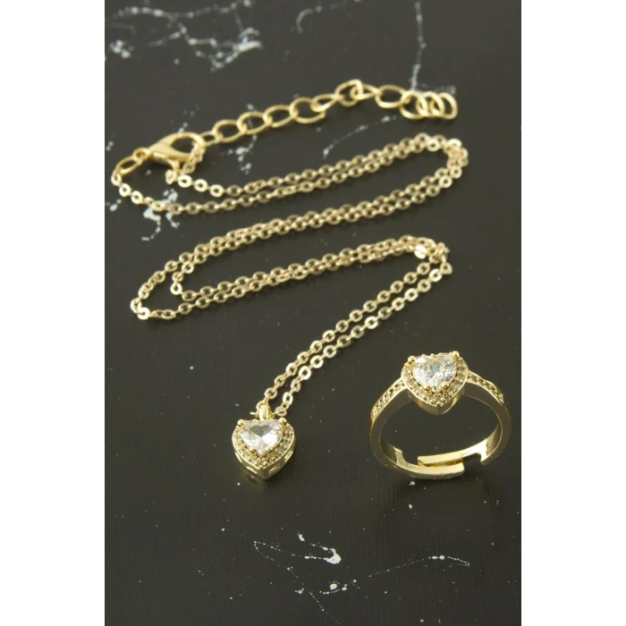 ieg™ Pnr Kalp Zirkon Taşlı Set Koyle